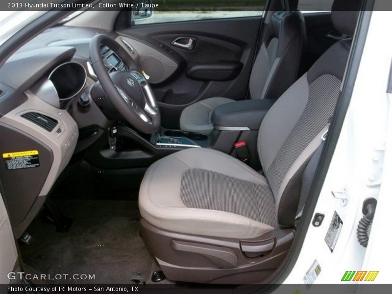 Cotton White / Taupe 2013 Hyundai Tucson Limited