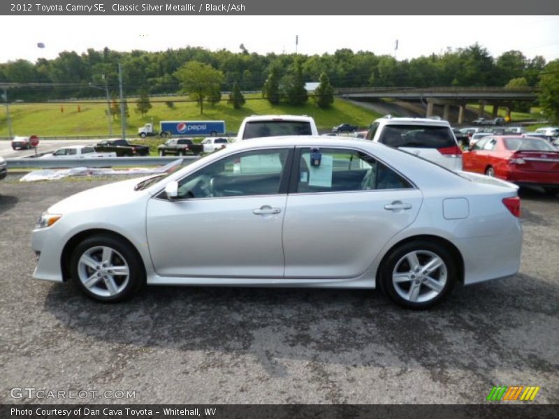 Classic Silver Metallic / Black/Ash 2012 Toyota Camry SE
