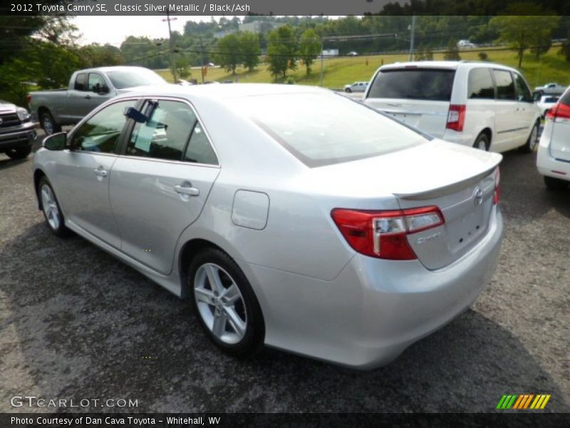 Classic Silver Metallic / Black/Ash 2012 Toyota Camry SE