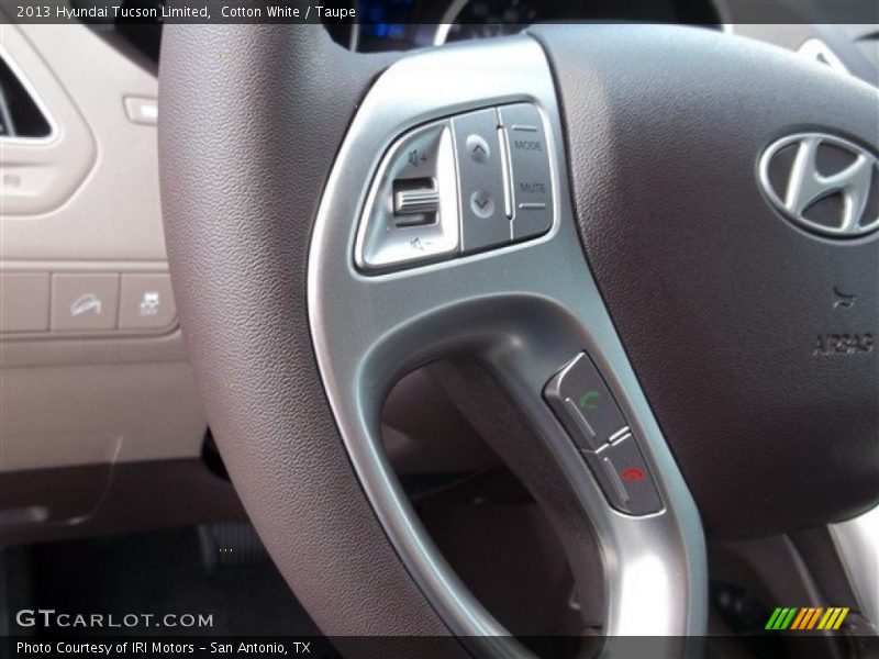 Cotton White / Taupe 2013 Hyundai Tucson Limited