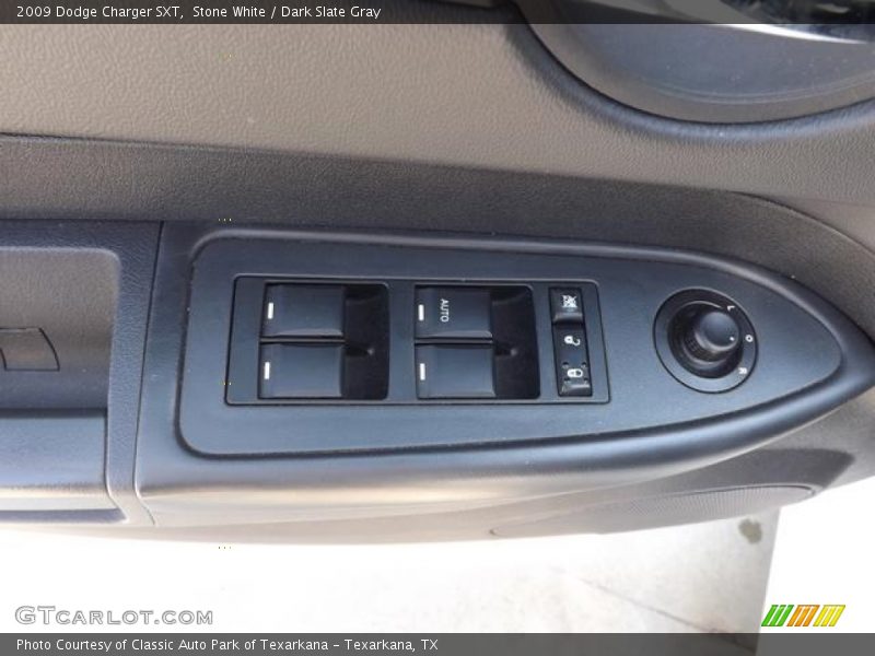 Stone White / Dark Slate Gray 2009 Dodge Charger SXT