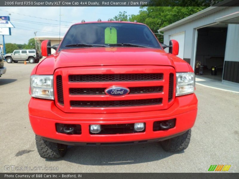 Red Clearcoat / Dark Flint 2006 Ford F350 Super Duty XLT Crew Cab 4x4 Dually