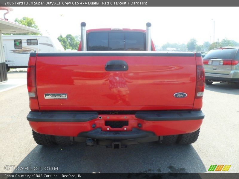 Red Clearcoat / Dark Flint 2006 Ford F350 Super Duty XLT Crew Cab 4x4 Dually