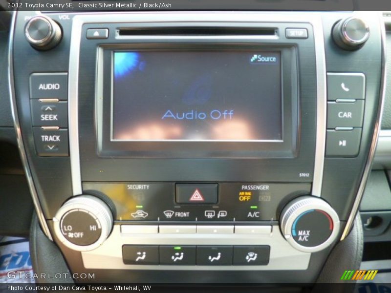 Classic Silver Metallic / Black/Ash 2012 Toyota Camry SE