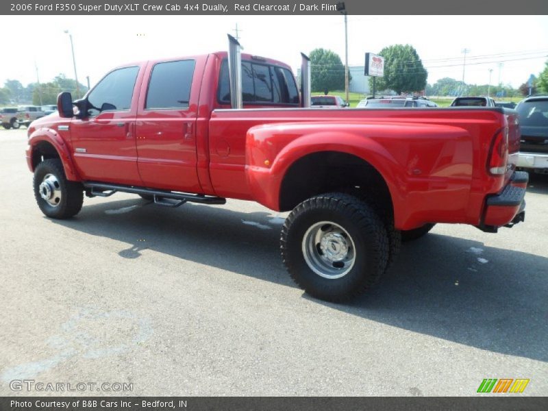 Red Clearcoat / Dark Flint 2006 Ford F350 Super Duty XLT Crew Cab 4x4 Dually