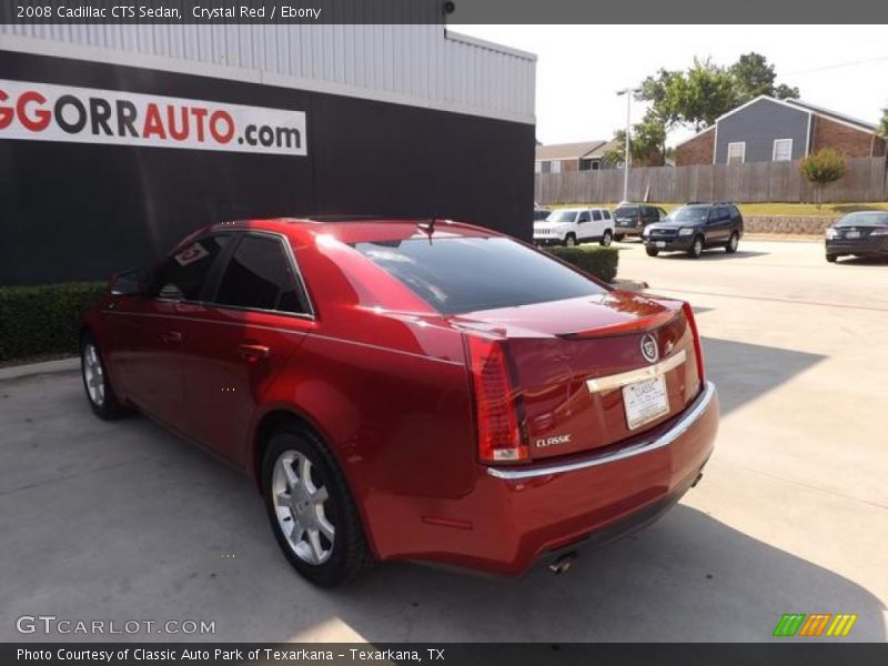 Crystal Red / Ebony 2008 Cadillac CTS Sedan