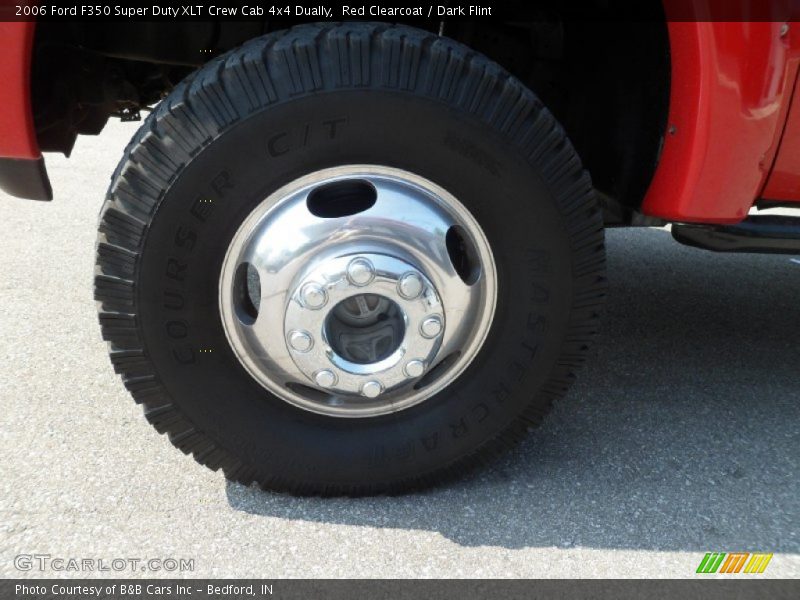 Red Clearcoat / Dark Flint 2006 Ford F350 Super Duty XLT Crew Cab 4x4 Dually