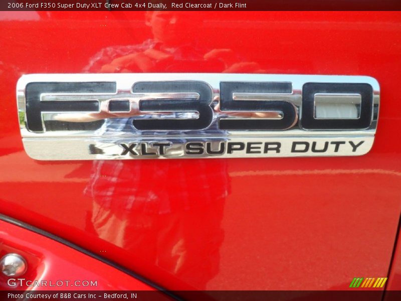 Red Clearcoat / Dark Flint 2006 Ford F350 Super Duty XLT Crew Cab 4x4 Dually