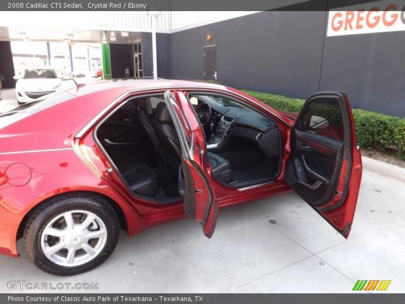 Crystal Red / Ebony 2008 Cadillac CTS Sedan