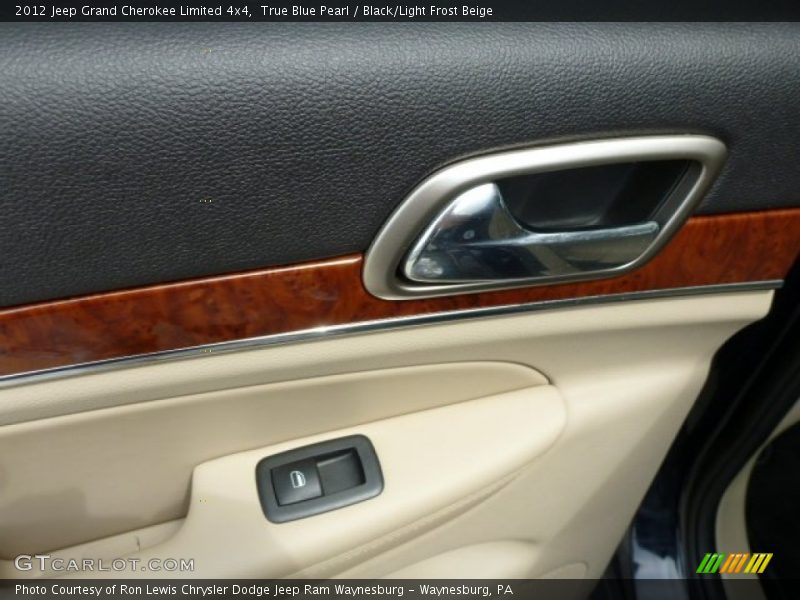 True Blue Pearl / Black/Light Frost Beige 2012 Jeep Grand Cherokee Limited 4x4