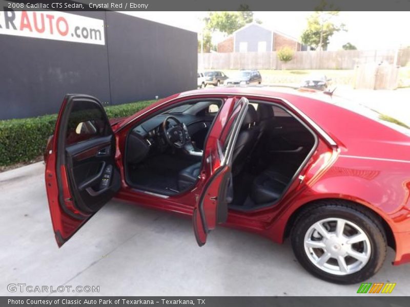 Crystal Red / Ebony 2008 Cadillac CTS Sedan