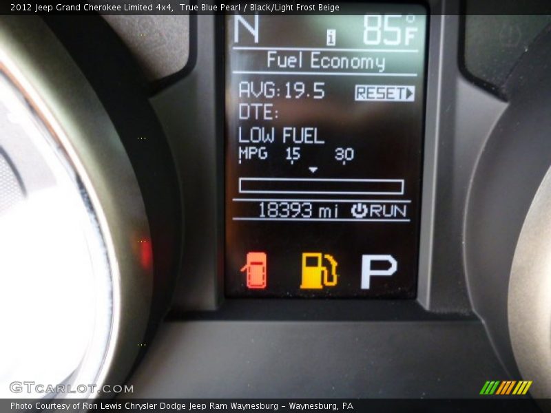 True Blue Pearl / Black/Light Frost Beige 2012 Jeep Grand Cherokee Limited 4x4