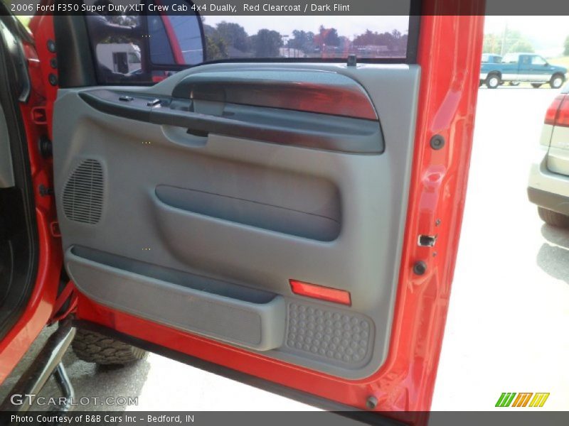 Red Clearcoat / Dark Flint 2006 Ford F350 Super Duty XLT Crew Cab 4x4 Dually