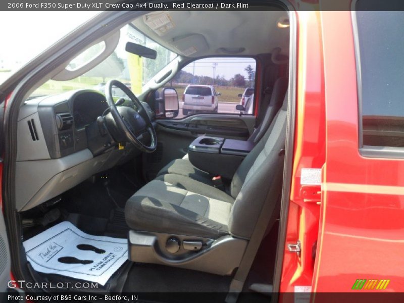 Red Clearcoat / Dark Flint 2006 Ford F350 Super Duty XLT Crew Cab 4x4 Dually