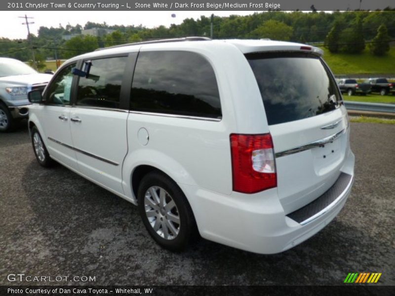 Stone White / Dark Frost Beige/Medium Frost Beige 2011 Chrysler Town & Country Touring - L