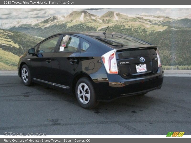 Black / Misty Gray 2013 Toyota Prius Two Hybrid