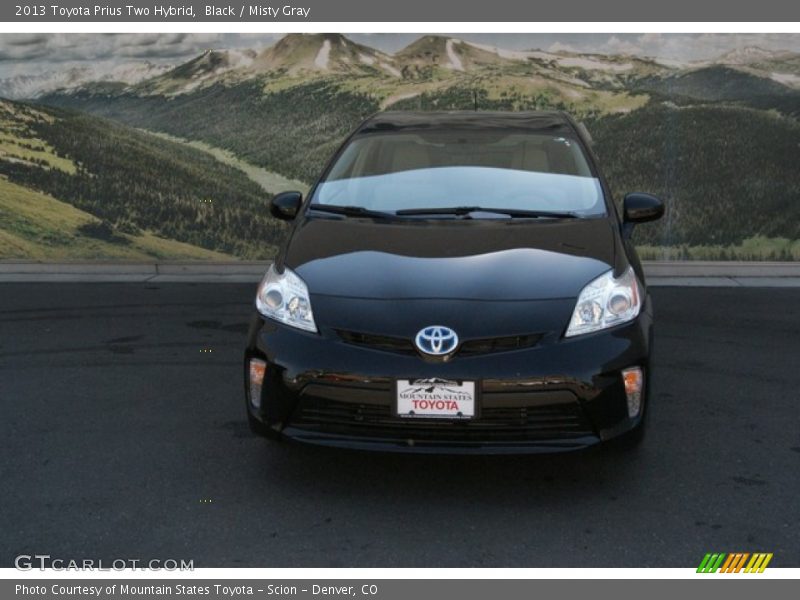 Black / Misty Gray 2013 Toyota Prius Two Hybrid