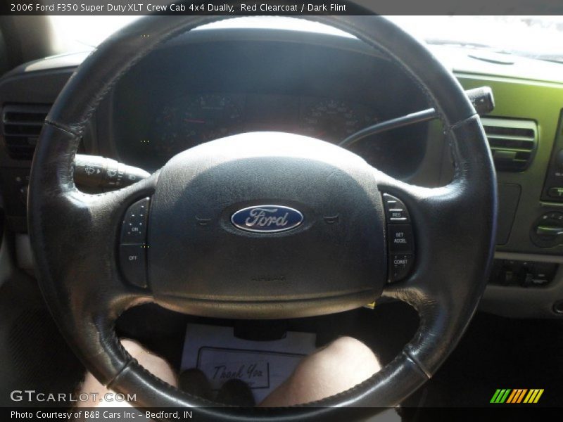 Red Clearcoat / Dark Flint 2006 Ford F350 Super Duty XLT Crew Cab 4x4 Dually