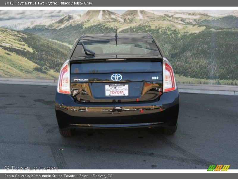 Black / Misty Gray 2013 Toyota Prius Two Hybrid