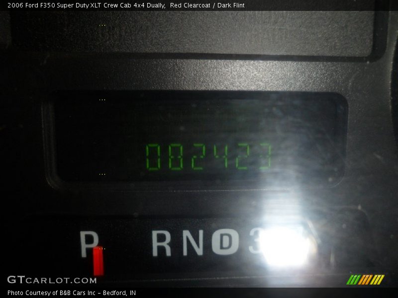 Red Clearcoat / Dark Flint 2006 Ford F350 Super Duty XLT Crew Cab 4x4 Dually