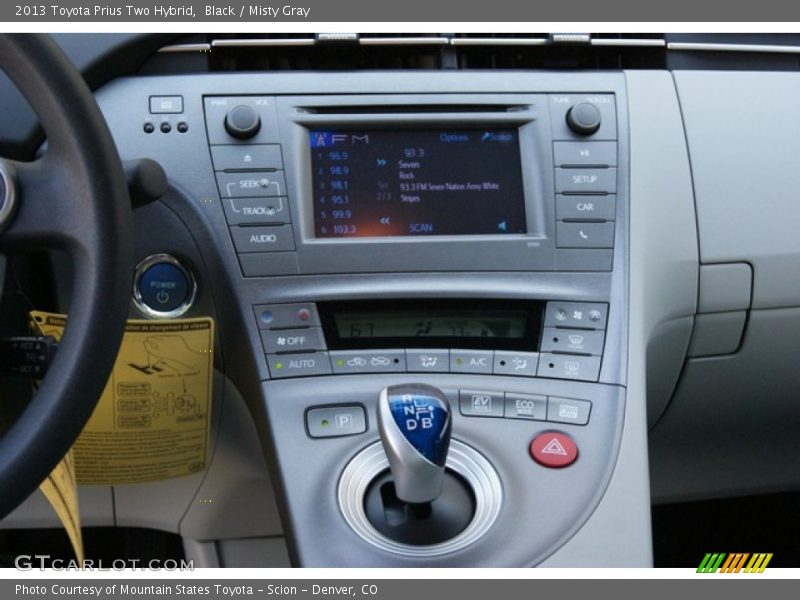 Black / Misty Gray 2013 Toyota Prius Two Hybrid