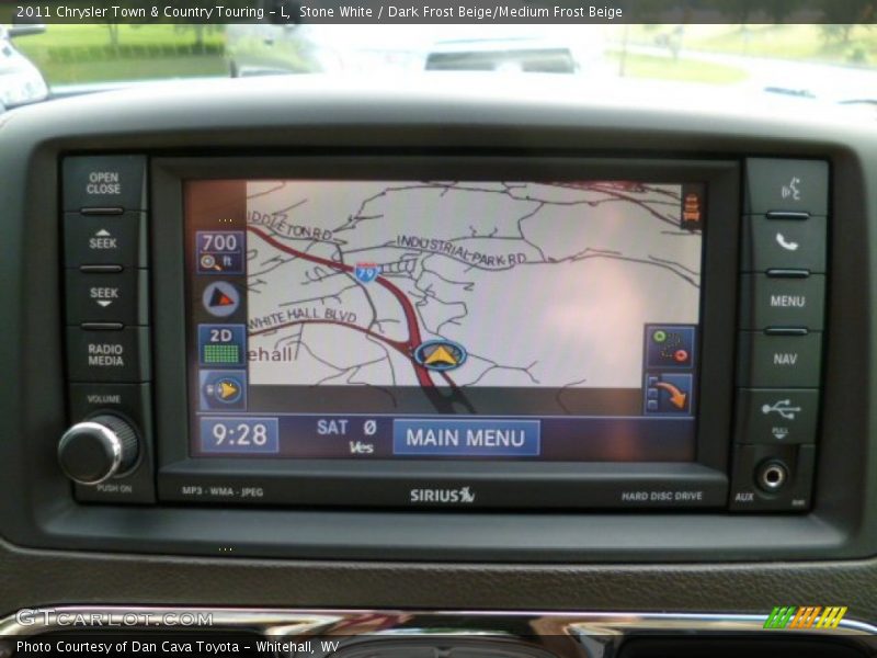 Stone White / Dark Frost Beige/Medium Frost Beige 2011 Chrysler Town & Country Touring - L