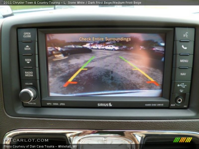Stone White / Dark Frost Beige/Medium Frost Beige 2011 Chrysler Town & Country Touring - L