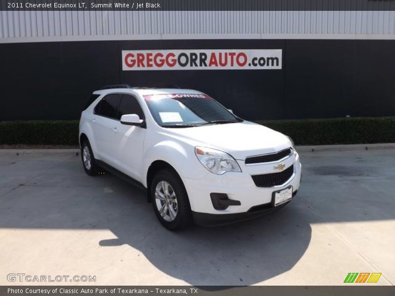 Summit White / Jet Black 2011 Chevrolet Equinox LT