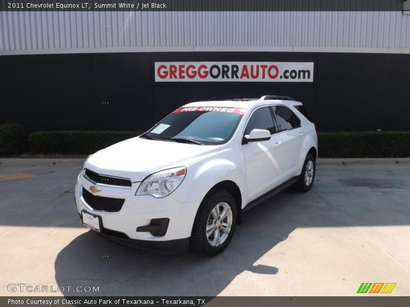 Summit White / Jet Black 2011 Chevrolet Equinox LT