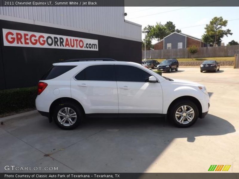 Summit White / Jet Black 2011 Chevrolet Equinox LT