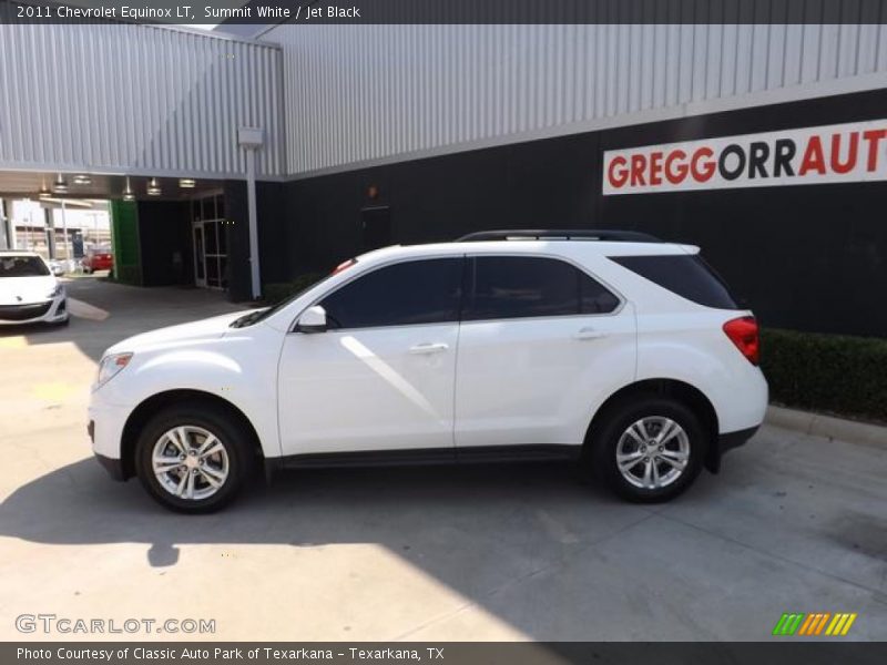 Summit White / Jet Black 2011 Chevrolet Equinox LT