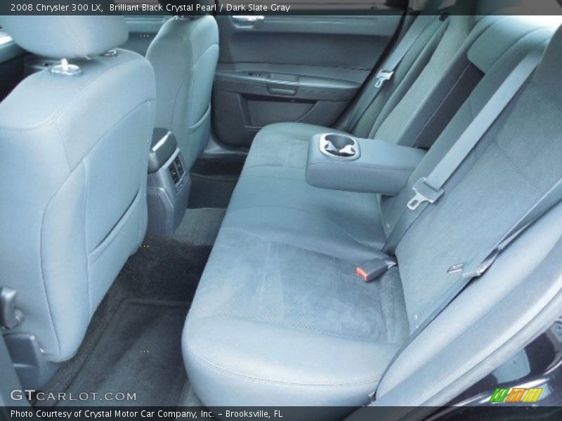 Brilliant Black Crystal Pearl / Dark Slate Gray 2008 Chrysler 300 LX