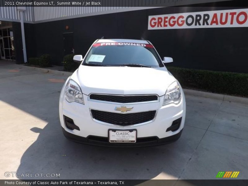 Summit White / Jet Black 2011 Chevrolet Equinox LT