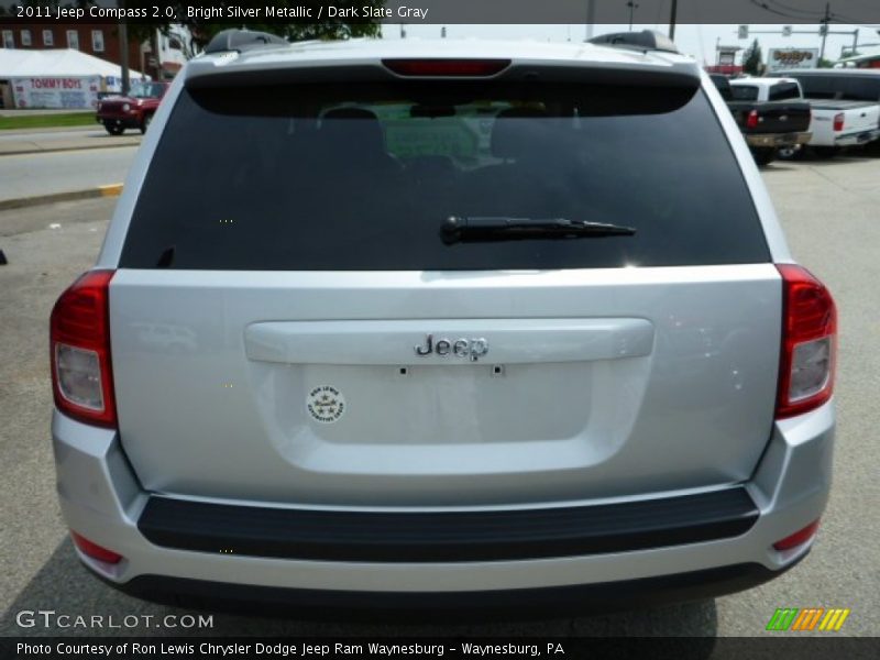 Bright Silver Metallic / Dark Slate Gray 2011 Jeep Compass 2.0