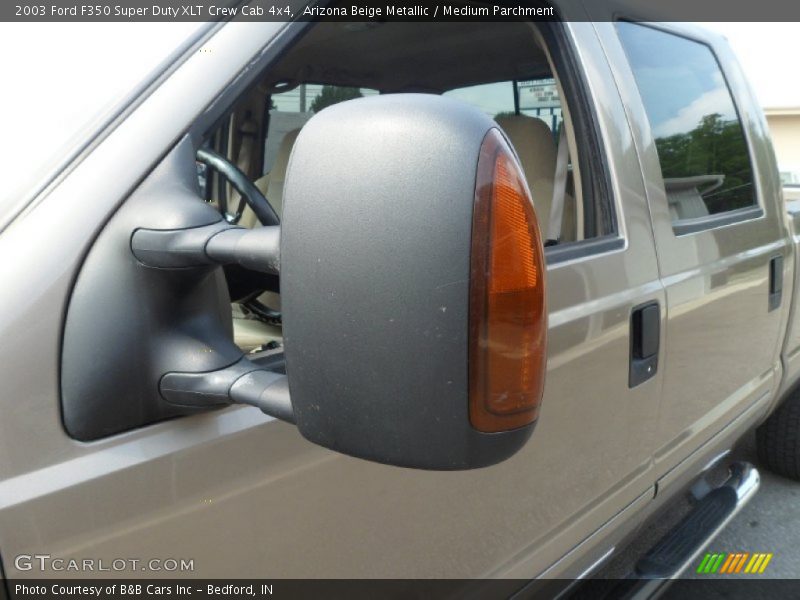 Arizona Beige Metallic / Medium Parchment 2003 Ford F350 Super Duty XLT Crew Cab 4x4