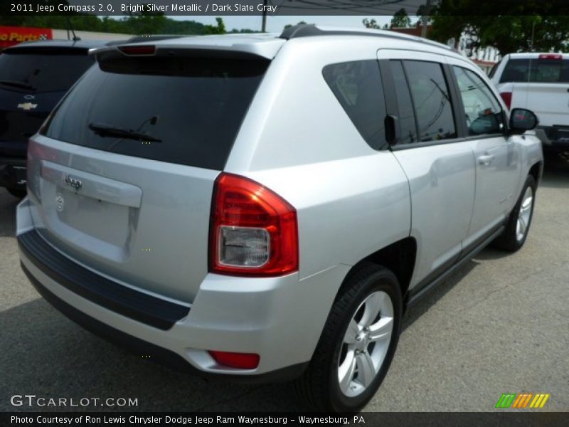 Bright Silver Metallic / Dark Slate Gray 2011 Jeep Compass 2.0