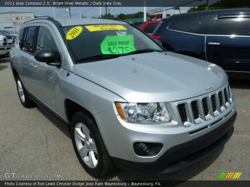 Bright Silver Metallic / Dark Slate Gray 2011 Jeep Compass 2.0