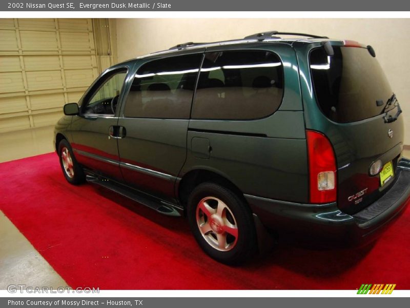 Evergreen Dusk Metallic / Slate 2002 Nissan Quest SE