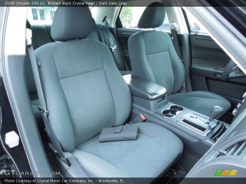 Brilliant Black Crystal Pearl / Dark Slate Gray 2008 Chrysler 300 LX