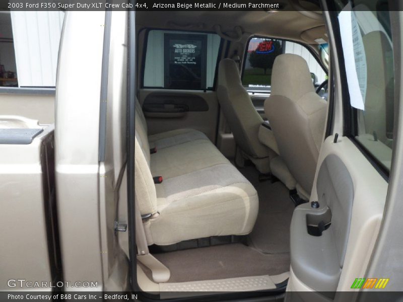 Arizona Beige Metallic / Medium Parchment 2003 Ford F350 Super Duty XLT Crew Cab 4x4