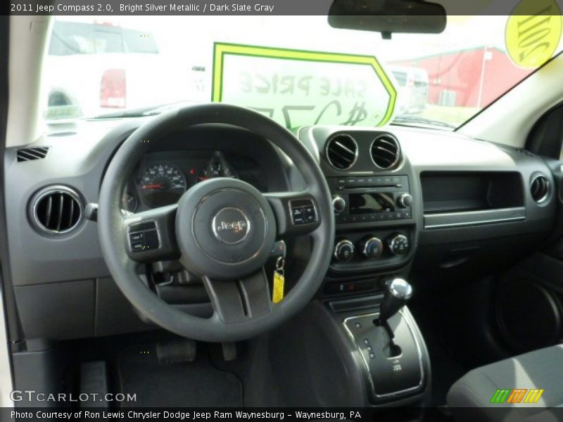 Bright Silver Metallic / Dark Slate Gray 2011 Jeep Compass 2.0