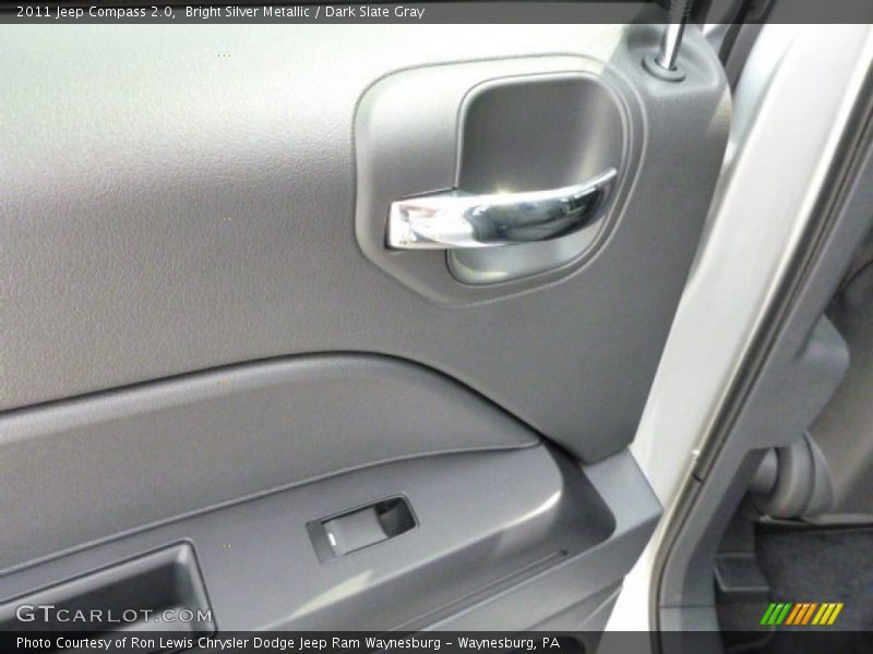 Bright Silver Metallic / Dark Slate Gray 2011 Jeep Compass 2.0