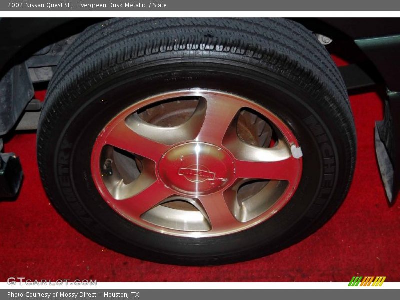 Evergreen Dusk Metallic / Slate 2002 Nissan Quest SE