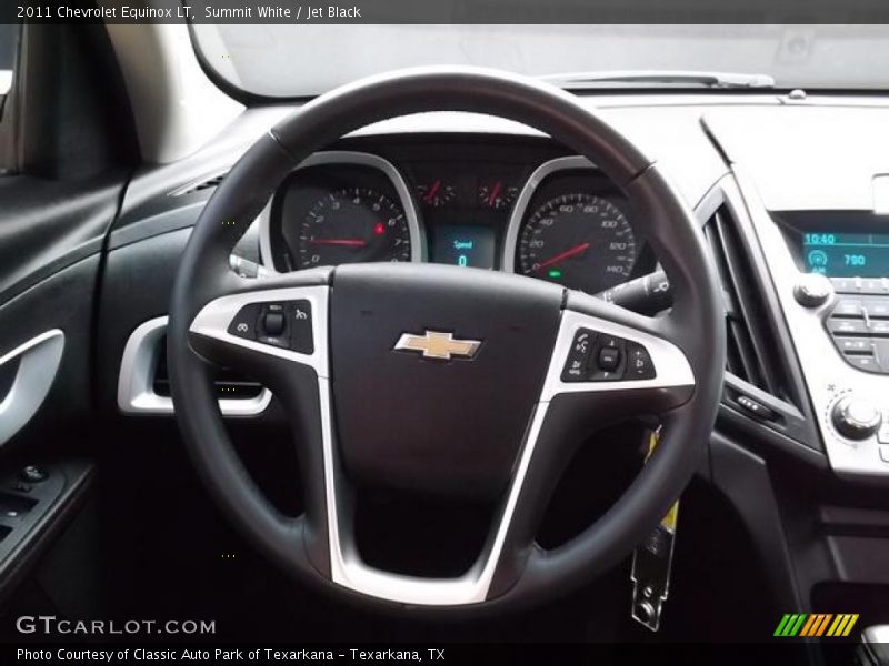 Summit White / Jet Black 2011 Chevrolet Equinox LT