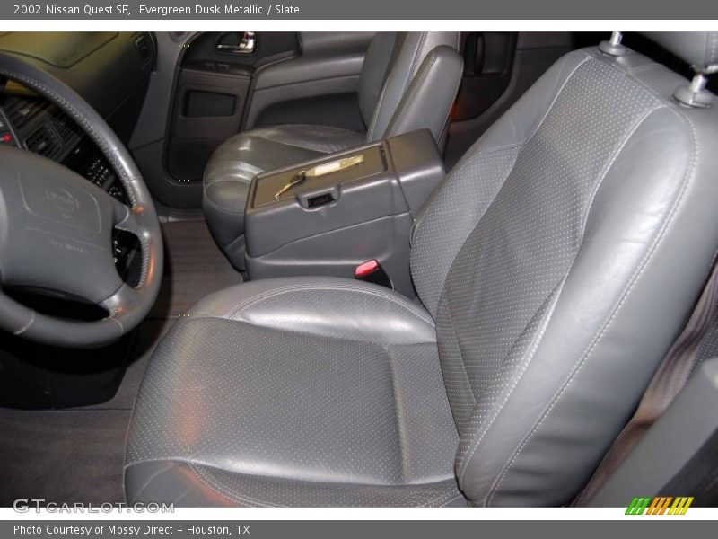 Evergreen Dusk Metallic / Slate 2002 Nissan Quest SE