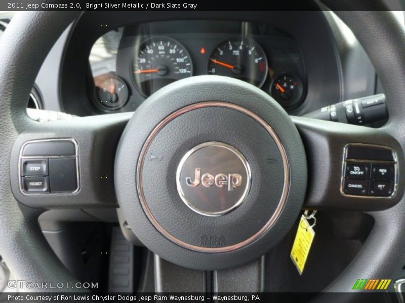 Bright Silver Metallic / Dark Slate Gray 2011 Jeep Compass 2.0