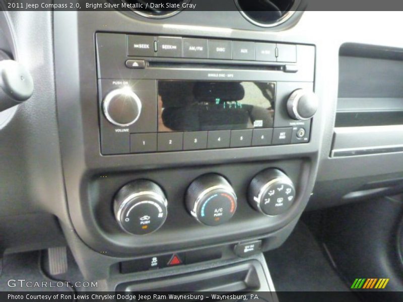 Bright Silver Metallic / Dark Slate Gray 2011 Jeep Compass 2.0