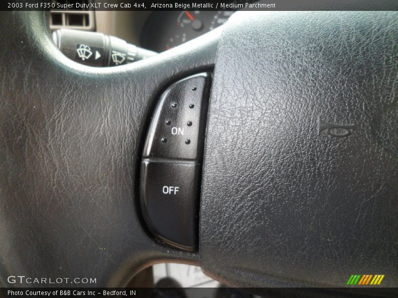 Arizona Beige Metallic / Medium Parchment 2003 Ford F350 Super Duty XLT Crew Cab 4x4