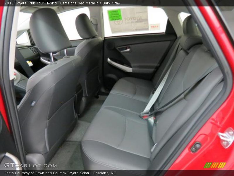 Barcelona Red Metallic / Dark Gray 2013 Toyota Prius Four Hybrid