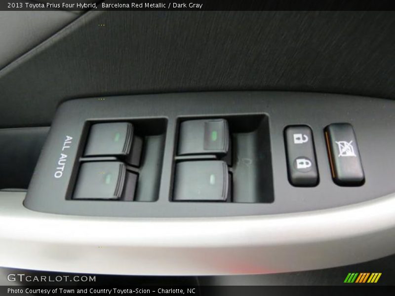 Barcelona Red Metallic / Dark Gray 2013 Toyota Prius Four Hybrid